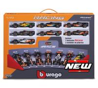 BURAGO 1/43 MCLAREN F1 SET 7X MCL36 MCL60 MCL38 MODELLINO STATICO DIECAST
