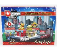 BURAGO 1/43 MODELLISMO ACCESSORI DIORAMA CALENDARIO DELL'AVVENTO MODELLINO