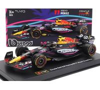 Bburago 18-38083P1 Modellino F1 Rosso Bull RB19 '23 #11 Perez Miami Gp (1:43)