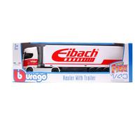 BURAGO 1/43 SCANIA S730 HIGHLINE CAB + CONTAINER EIBACH 1:43 MODELLINO CAMION