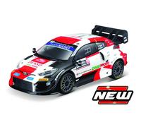 BURAGO 1/43 TOYOTA YARIS WRC RACING 2021 VETRINA MODELLINO STATICO DIECAST