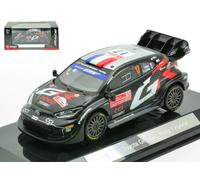 BURAGO 1/43 TOYOTA YARIS WRC RALLY OGIER 2024 MODELLINO STATICO DIECAST