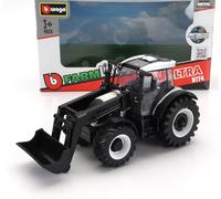 BURAGO 1/50 VALTRA N174 TRATTORE FRONT LOADER 2017 BIANCO MODELLINO STATICO