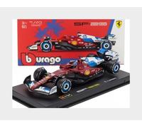 Ferrari F1 SF25 #16 LECLERC GP MIAMI VET+ PILOTA Burago 1/43 18-36852-L-MIAMI
