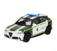 Burago Auto Giocattolo Guardia Civile Traffico Alfa Romeo Giulia, Realizzato in metallo Die-Cast, Scala 1:43, Design realistico, Dettagli autentici, Giocattoli per bambini 3 anni e altro (78062)