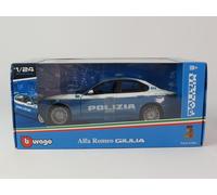 Burago BBurago Alfa Romeo Giulia POLIZIA 2016 1/24 18-21085