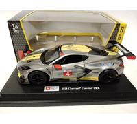 Burago BBurago Chevrolet Corvette C8R #4 racing 1/24 18-28024