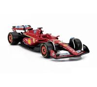 Burago Ferrari SF-24 Charles Leclerc #16 vincitore GP MONACO 2024 - Modellino Realistico Auto in Scala 1:43 Licenza Ufficiale Ferrari, Età consigliata 3+ Anni