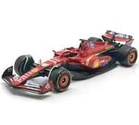 Burago Ferrari SF-24 Charles Leclerc #16 vincitore GP MONACO 2024 - Modellino Realistico Auto in Scala 1:43 Licenza Ufficiale Ferrari, Età consigliata 3+ Anni