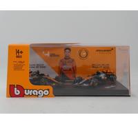 Burago Mclaren set MCL39 #4 Norris British + Australian WC 2025 1/64 18-58019#4