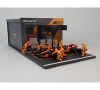 Burago PIT PASS Mclaren MCL38 #81 Oscar Piastri Miami 2024 1/43 18-38451#81