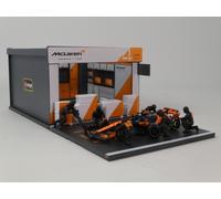 Burago PIT PASS Mclaren MCL39 #4 Norris WC winner Australia 2025 1/43 18-38457#4