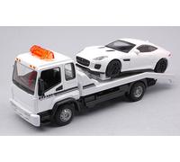 Burago PORTAUTO TOW TRUCK + JAGUAR F-TYPE 1:43