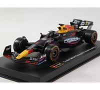 Bburago 18-38083V1 Modellino F1 Rosso Bull RB19 '23 #1 Verstappen Miami Gp (1 :