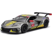 Burago Scala 1:24 Chevrolet Corvette C8R #4 2020 Grigio/Giallo