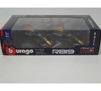 Burago set 2 x Red Bull RB19 Verstappen WC + Perez Miami GP 2023 1/43 18-38059