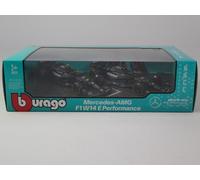 Burago set Mercedes W14 #44 Lewis Hamilton #63 George Russell 2023 1/43 18-38071