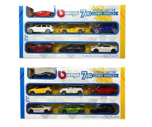 BURAGO SPECIAL PACK 7 AUTO DIE-CAST METAL 1:43 2 ASSORTITI