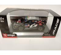 Burago Toyota GR Yaris Rally1 #33 Evans 2nd Rally Sweden 2024 1/43 18-38316