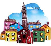 Burano Venezia Italia Burano Venezia magnete frigorifero magnete decorazione magnete adesivo souvenir resina artigianato