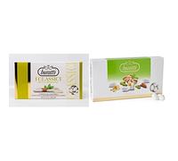 Buratti Confetti alla Mandorla Intera Bianchi - 1000 g & con Ripieno al Gusto Pistacchio, Tenerezze Pistacchio - 1000 g