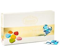 Buratti Confetti Cioccolatini Blu Fantasia a Cuore Piccolo, 1 kg