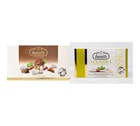 Buratti Confetti con Ripieno al Gusto di Gianduia, Tenerezze Nut Cream - 1000 g & alla Mandorla Intera Bianchi - 1000 g