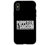 Burattinaio e sarcasmo Funny Puppet Master Custodia per iPhone X/XS