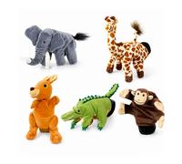 Burattini A Guanto Animali Set 5 Pezzi - 2ª Serie