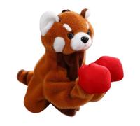 Burattini Animali Bambola Interattiva da Boxe con Bracci Estendibili | Pupazzo da Boxe Giocattolo per Bambini Insegnamento Prescolare 3 Anni in su Compleanno Racconti Giochi di Ruolo Educativi