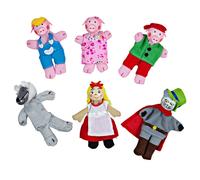 Burattini da dito personaggi delle fiabe Bigjigs Toys