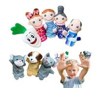 Burattini Da Per Bambini Giocattoli Prescolari Di Ruolo Sviluppo | 8 Pezzi Burattini Da Narrazione Apprendimento Storie Buonanotte, Prescolare, Viaggio, Speciale