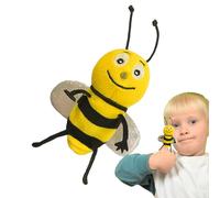 Burattini di animali, burattini di animali realistici,Marionette da dito farfalla - Simpatiche marionette da dito a forma di ape Marionette da mano in morbido peluche a forma di bruco per bambini di 1