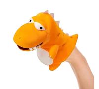 Burattini di Dinosauri - Giocattoli di storia di animali in peluche | Testa di animale dolce di marionetta realistica | Burattini a mano per | Giocattoli interattivi a bocca mobile marionette