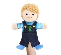 Burattini di famiglia | Peluche sicuro e inodore 30 cm | Morbide marionette per famiglie realizzate in cotone PP delicato sulla pelle con colori vivaci - ideali per giochi di ruolo e