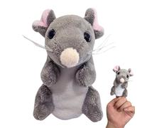 Burattini per dita di topo in peluche con animali che raccontano storie, pupazzi per animali , gioco