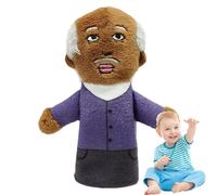 Burattini per dita in peluche, giocattoli per marionette con dita per - Cartone animato nero che racconta una storia di burattini a dite,Peluche Africano nonni Mamma Papà