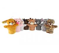 Burattino a guanto in peluche 24 cm - assortimento di animali