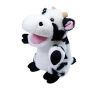 Burattino a mano con bocca funzionante, burattini a mano con animali per bambini,Marionette da dito per animali di peluche adorabili da 9,84 pollici | Marionette di peluche con bocca apribile per racc