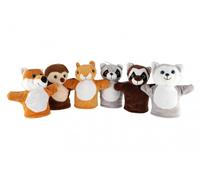 Burattino a mano in peluche animali del bosco 24 cm TEDDIES