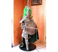 Burattino Cavaliere in armatura Pupo siciliano Rinaldo 130 cm marionetta italia