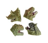 Burattino da dito testa di dinosauro 7,5 × 5 cm
