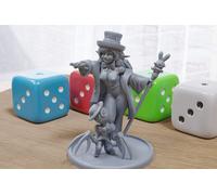 Burattino Master Neesh Sexy Pin-Up - 3D Stampato Figure per Fantasy Miniatura T