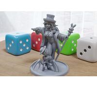 Burattino Master Neesh Sexy Pin-Up - 3D Stampato Figure per Fantasy Miniatura T