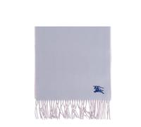 Burberry, ,Accessories ,Uomo ,Blu ,ONE SIZE Sciarpa in cashmere con logo