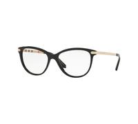 Burberry BE 2280 3001 54 Women's Eyeglasses - Black Plastic Rectangle Frame