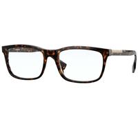 Burberry BE 2334 3002 55 Men's Eyeglasses - Dark Havana Acetate Rectangle Frame