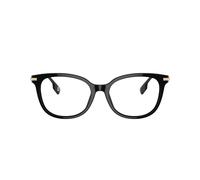 Burberry Donna BE2391 3001 Montature da vista Acetato Nero Trasparente Squadrata Normale