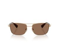 Burberry Be 3163 Occhiali Da Sole Uomo Oro Geometrico Marrone 60mm