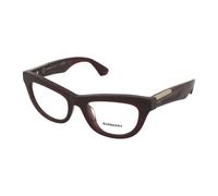 Burberry Donna BE2406U 4115 Montature da vista Acetato Rosso Trasparente Squadrata Normale